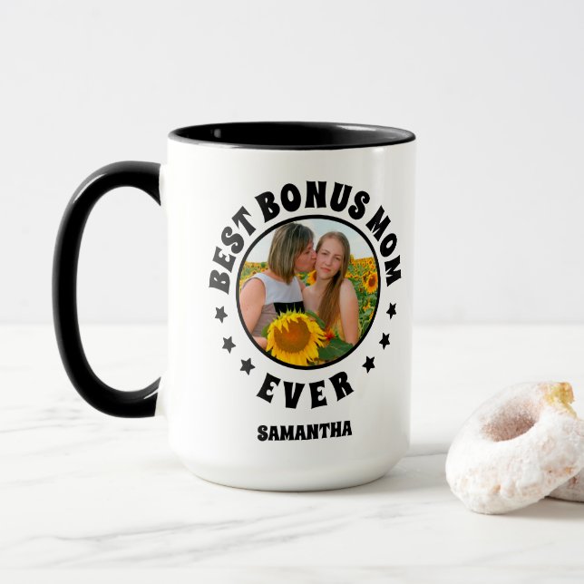 Personalisierte Mama mit dem besten Bonus je Mutte Tasse (Mit Donut)