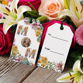 Personalisierte MAMA Mütter Tag Blume Foto Geschenkanhänger