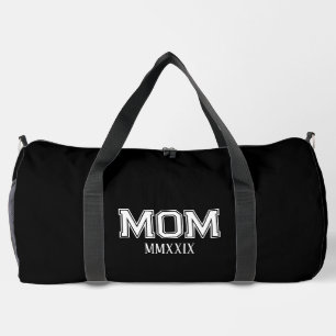 Personalisierte 'Mama' römische Zahlen Geschenk Duffle Bag