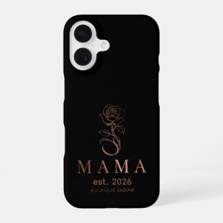 Personalisierte MAMA-Rose Minimalist iPhone-Hülle iPhone 16 Hülle
