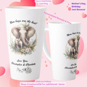 Personalisierte Mama Schläger sind die Besten Milchtasse