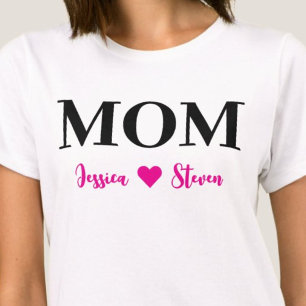 Personalisierte Mama T-Shirt