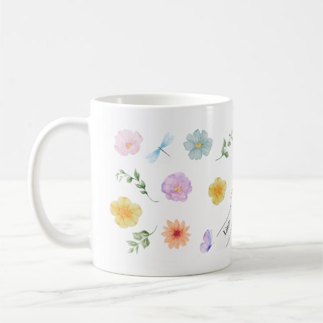 Personalisierte Mama Tasse mit Kinderhände (Links)