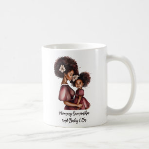 Personalisierte Mama und Tochter (2) Kaffeetasse