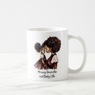 Personalisierte Mama und Tochter (5) Kaffeetasse