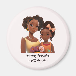 Personalisierte Mama und Tochter (7) Magnet