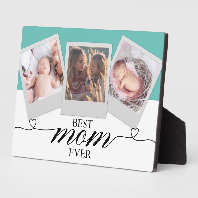 Personalisierte Mama verleiht Muttertag einzigarti Fotoplatte (Seite)