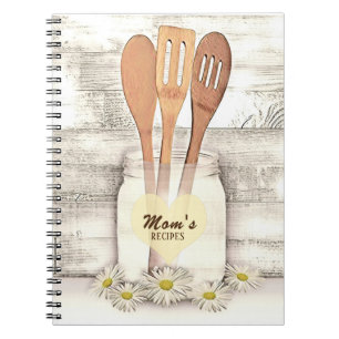 Personalisierte Mamas Rezept Kochbuch Notizblock