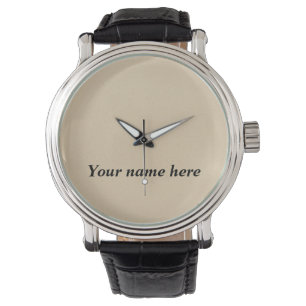 Personalisierte Männerüberwachung - Eleganter Indi Armbanduhr