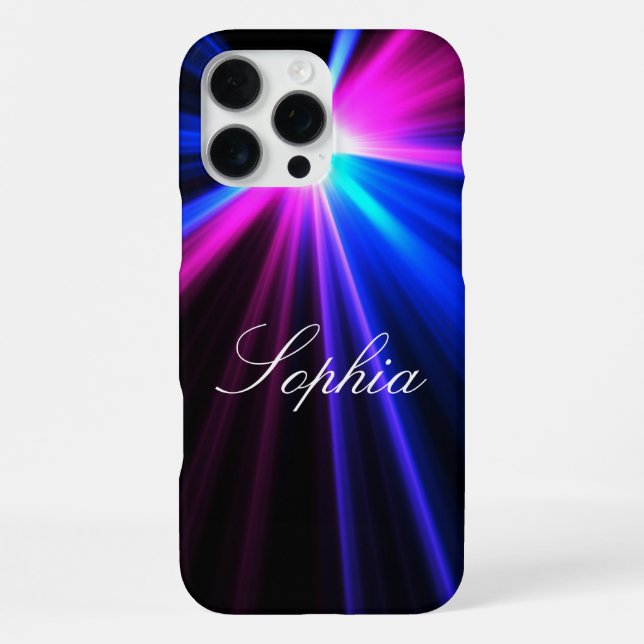 Personalisierte Marbel iPhone 16 Pro Max Hülle  (Rückseite)