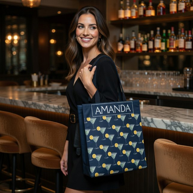 Personalisierte Margarita-Cocktail-Muster-Tasche (Von Creator hochgeladen)