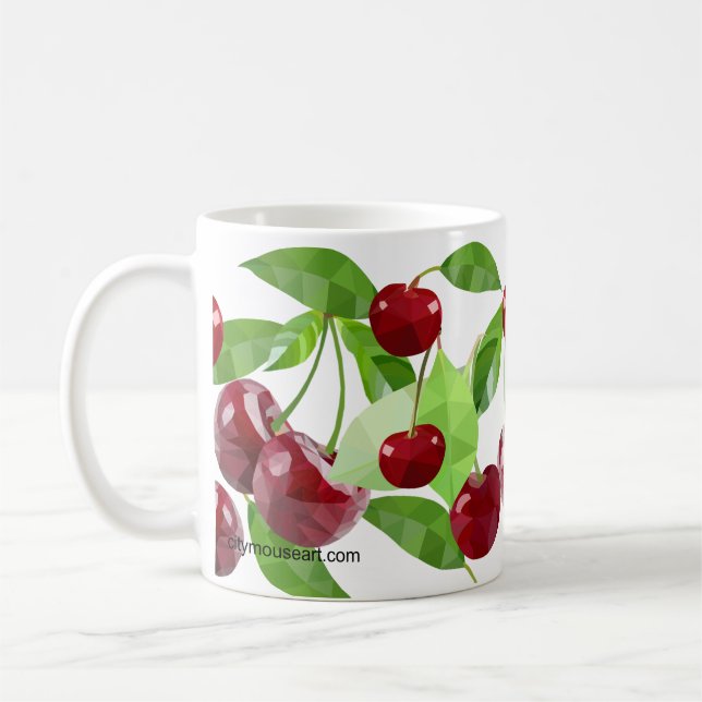 Personalisierte Marian Cherry Kaffeetasse (Links)