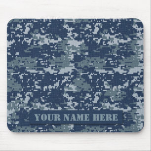 Personalisierte Marine-Digital-Tarnung Mousepad