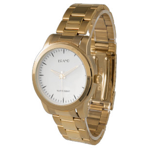 Personalisierte Markenbezeichnung Unisex Oversized Armbanduhr