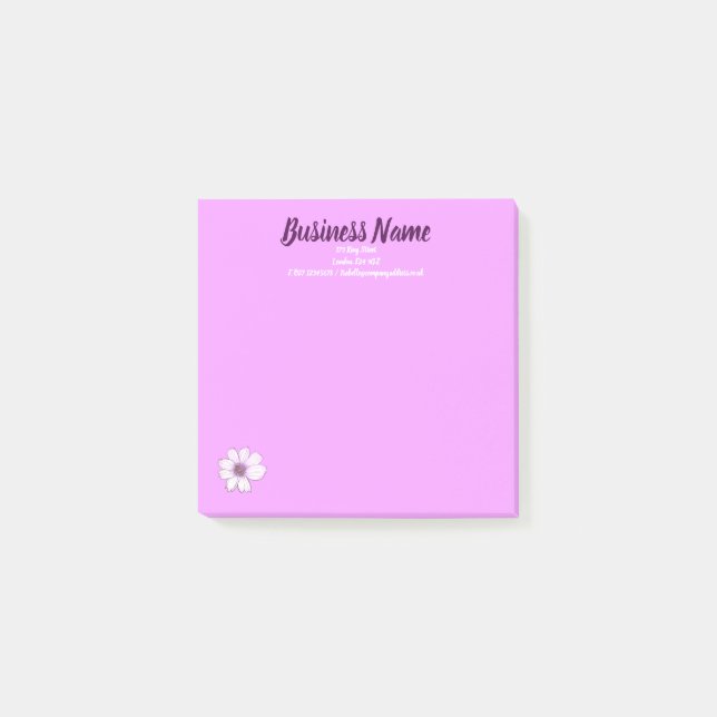 Personalisierte Marketing Post-it Klebezettel (Vorderseite)