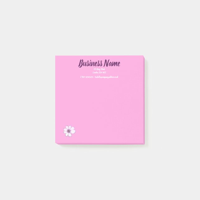 Personalisierte Marketing Post-it Klebezettel (Vorderseite)