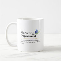 Personalisierte Marketingabteilung Tolles Team