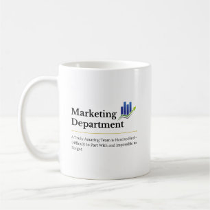 Personalisierte Marketingabteilung Tolles Team  Kaffeetasse