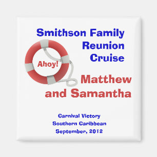 Personalisierte Markierungstür für den Rettungsrin Magnet