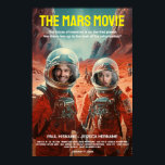 Personalisierte Mars Science Fiction Film Poster<br><div class="desc">Bereiten Sie sich mit unserem "Customizable Movie Poster aus den 1960er Jahren Sci-Fi Mars Adventure Movie Poster" auf eine großartige interstellare Reise vor. In diesem zeitgenössischen filmischen Meisterwerk sind Sie nicht nur ein Zuschauer - Sie sind der Star! Dieses Poster ist Ihr Portal zu einem Retro-futuristischen Mars Abenteuer, und Sie...</div>