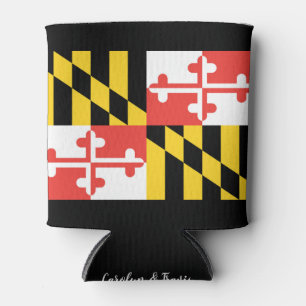 Personalisierte Maryland-Flag kann kühler werden Dosenkühler