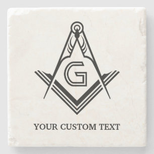 Personalisierte Masonic-Geschenke   Untersetzer