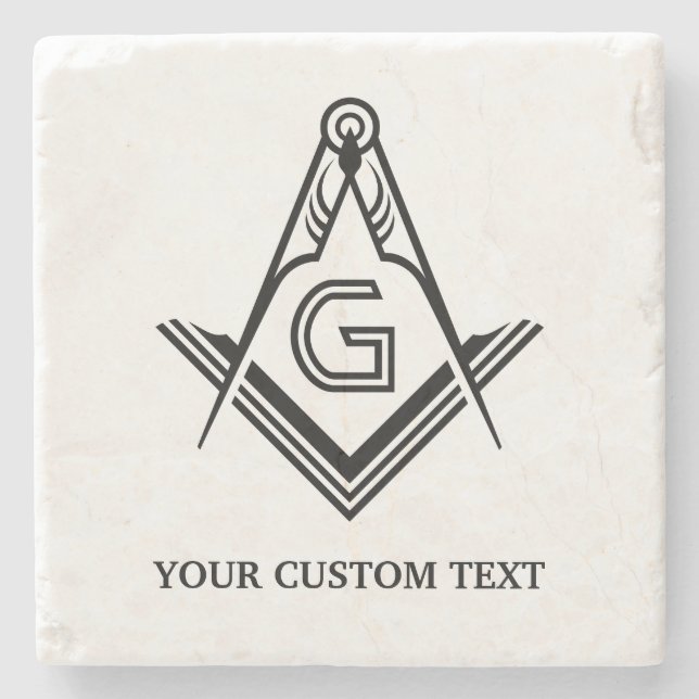 Personalisierte Masonic-Geschenke | Untersetzer au (Vorderseite)