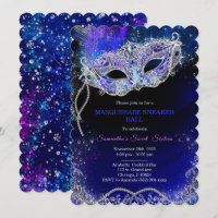 Personalisierte Masquerade-Sneaker-Ball-Vorlage