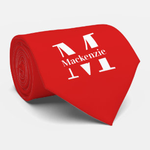 Personalisierte Maßanfertigung mit Monogramm Krawatte