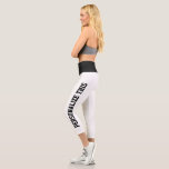 Personalisierte, maßgeschneiderte capri leggings<br><div class="desc">Benutzerdefinierte Leggings aus Ricaso - eigene Texte hinzufügen - Ändern Sie die Hintergrundfarbe,  Textfarbe und Schriftart,  indem Sie auf Anpassen > Persönlicher gestalten klicken</div>