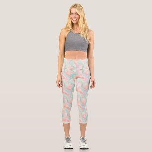 Personalisierte maßgeschneiderte hoch taillierte Y Capri Leggings