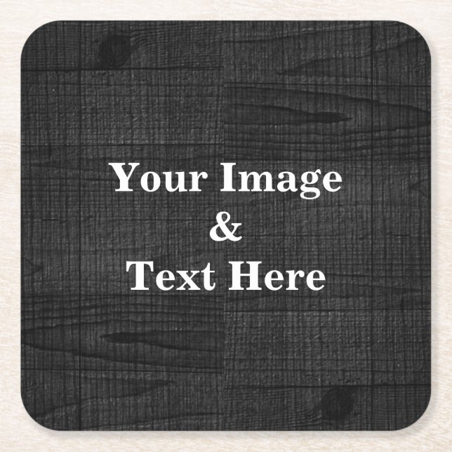 Personalisierte Maßgeschneiderte Ihr eigenes Foto  Rechteckiger Pappuntersetzer (Vorderseite)