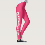 Personalisierte, maßgeschneiderte leggings<br><div class="desc">Benutzerdefinierte Leggings aus Ricaso - eigene Texte hinzufügen - Ändern Sie die Hintergrundfarbe,  Textfarbe und den Schriftart,  indem Sie auf Anpassen klicken</div>