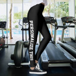 Personalisierte, maßgeschneiderte leggings<br><div class="desc">Benutzerdefinierte Leggings aus Ricaso - eigene Texte hinzufügen - Ändern Sie die Hintergrundfarbe,  Textfarbe und den Schriftart,  indem Sie auf Anpassen klicken</div>