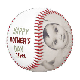 Personalisierte, maßgeschneiderte Mütter Day Baseb Baseball