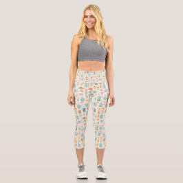 Personalisierte maßgeschneiderte Yoga Caprihosen m Capri Leggings