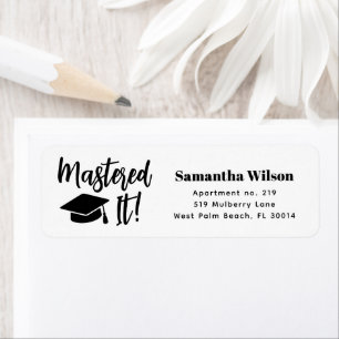 Personalisierte Master-Grad-Abschluss meistert es