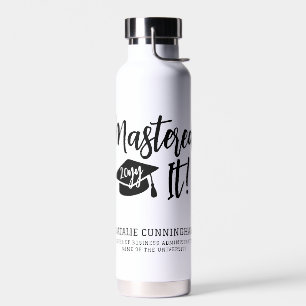 Personalisierte Master-Grad-Abschluss meistert es Trinkflasche