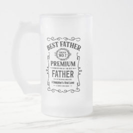 Personalisierte Mattierte Bier-Tasse Mattglas Bierglas