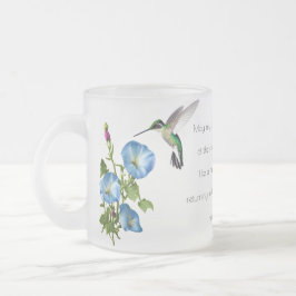 Personalisierte Mattierte Hummingbird-Tasse Mattglastasse