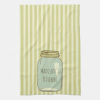 Personalisierte Maurer-Glas-Küchen-Tuch-blasse