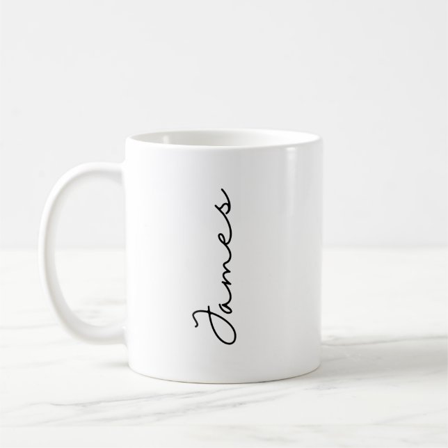 Personalisierte Maus, Individuelle Name-Tasse, Nam Kaffeetasse (Links)