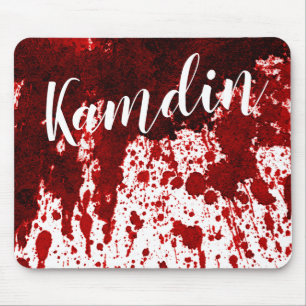 Personalisierte Maus Pad Blood Spritzer Vampire Go Mousepad