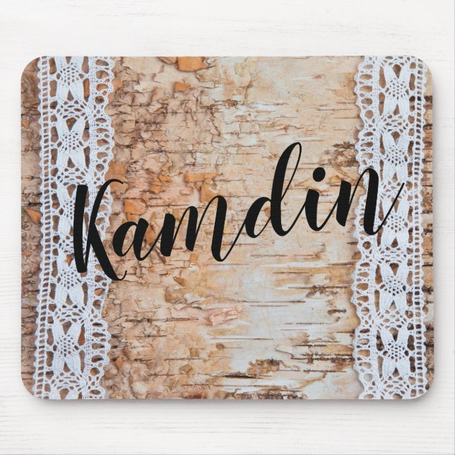 Personalisierte Maus Pad XCotland Barn Wood Lace T Mousepad (Vorne)