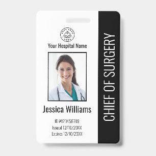 Personalisierte medizinische Mitarbeiter-Foto-ID S Ausweis