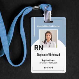Personalisierte medizinische Mitarbeiter-Foto-ID S Ausweis