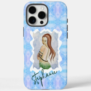 Personalisierte Meerjungfrau-Wasserfarbe Originalk iPhone 16 Pro Max Hülle