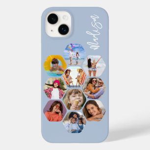 Personalisierte Mehrfach-Foto-Collage Name Case-Mate iPhone 14 Plus Hülle