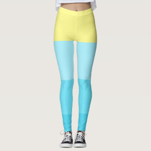 Personalisierte Mehrfarbenstreifen Leggings