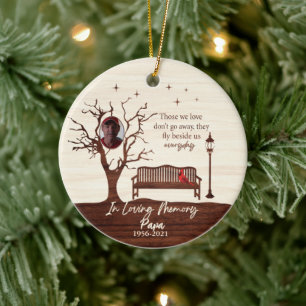 Personalisierte Menschen, die wir Liebe/Papa Keramik Ornament